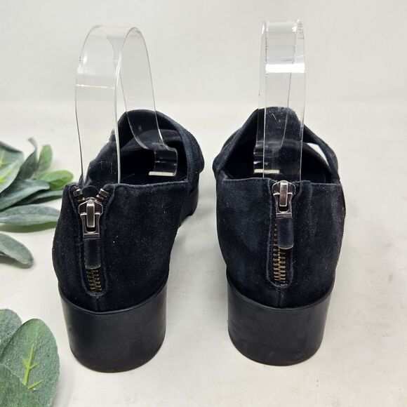 EILEEN FISHER Suede Platform Mary Jane Shoes Size 9 - Picture 5 of 8